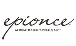 Epionce brand logo that says We deliver the beauty of healthy skin.