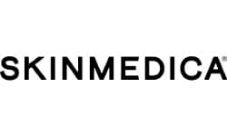 SkinMedica in bold black font on white background.